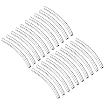 20Pcs 925 Sterling Silver Tube Beads STER-PH0001-80-1