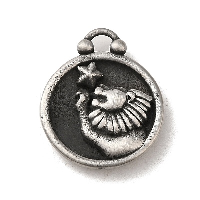 304 Stainless Steel Pendants STAS-L022-306AS-05-1