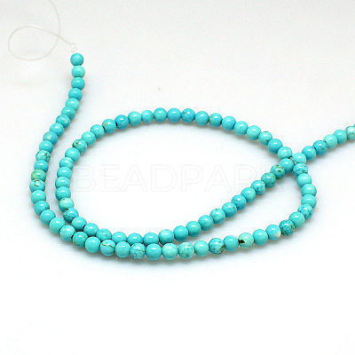 Natural Magnesite Beads Strands TURQ-G103-8mm-01-1