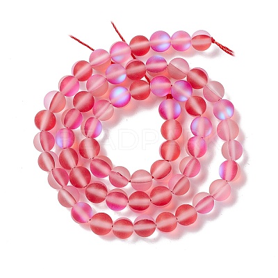 Synthetic Moonstone Beads Strands G-E573-01A-10-1