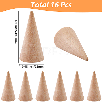 16Pcs Wooden Ring Displays RDIS-SC0001-05B-1
