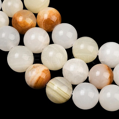 Natural Green Jade Graduated Beads Strands GG-CBA2AE1-A06-A-1