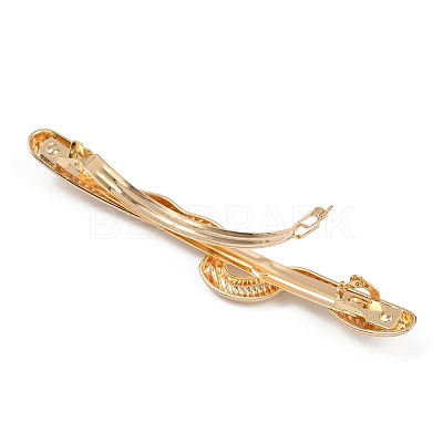 Alloy with Iron Clip Hair Barrettes LS-PHAR-G014-05C-G-1