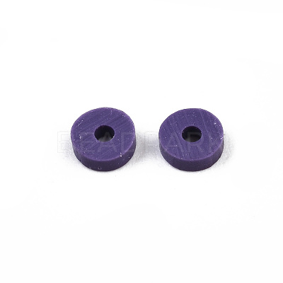 Handmade Polymer Clay Beads CLAY-R067-4.0mm-B03-1