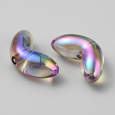 Transparent UV Plating Acrylic Beads LS-TACR-TAC0001-09A-03-1