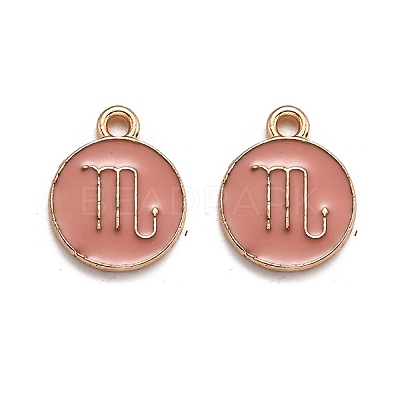 Alloy Enamel Pendants ENAM-S124-01B-11L-1