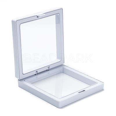 Square Transparent PE Thin Film Suspension Jewelry Display Box CON-D009-01A-05-1