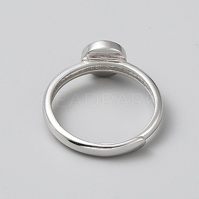 925 Sterling Silver Adjustable Ring Components DIY-WH0888-141P-01-1