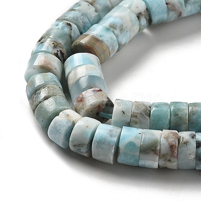 Natural Larimar Beads Strands G-Q024-B03-05-1