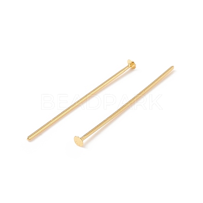 Brass Flat Head Pins KK-WH0058-03B-G01-1