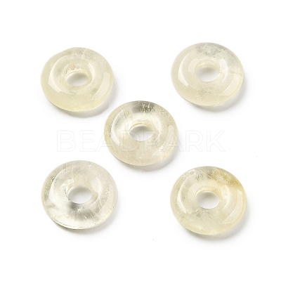 Natural Lemon Quartz Pendants G-C066-02M-1