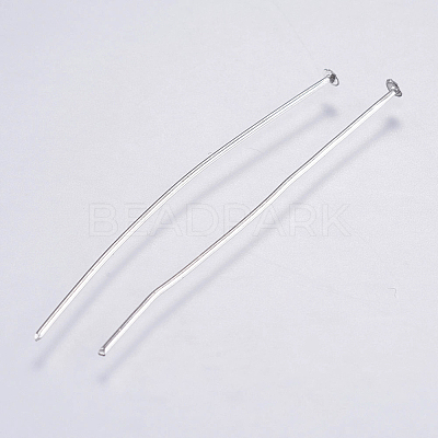 Tarnish Resistant 304 Stainless Steel Flat Head Pins X-STAS-F146-01P-40mm-1