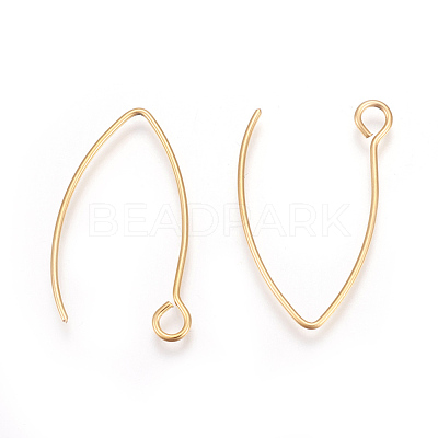 Ion Plating(IP) 304 Stainless Steel Earring Hooks STAS-L216-03A-G-1
