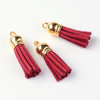 Faux Suede Tassel Pendant Decorations FIND-T002-B12-1