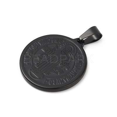 Ion Plating(IP) 304 Stainless Steel Pendants STAS-A053-24C-B-1
