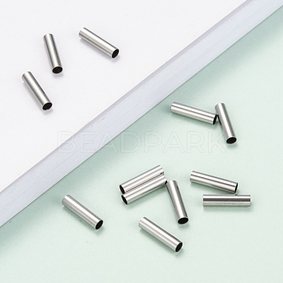 Tarnish Resistant 304 Stainless Steel Tube Beads X-STAS-G071-32P-1