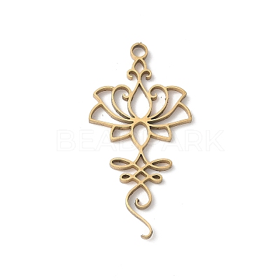 201 Stainless Steel Pendants STAS-K298-02G-1-1