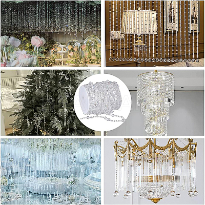 Acrylic Crystal Garlands Strands DIY-WH0304-485-1