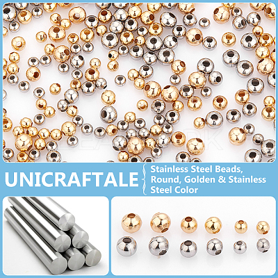 304 Stainless Steel Beads STAS-UN0060-67-1
