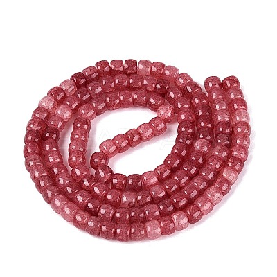 Ombre Effect Dyed Glass Beads Strands GLAA-Q106-05B-A09-1