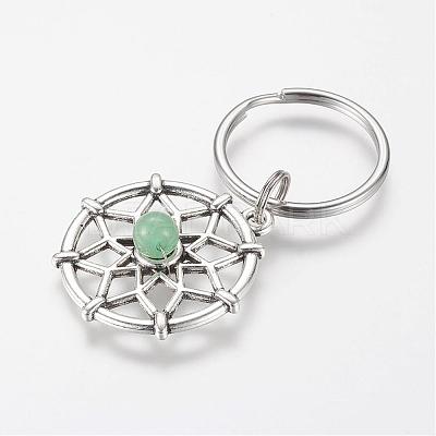 Alloy Gemstone Keychain KEYC-JKC00143-1