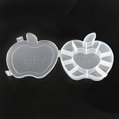 Apple Plastic Bead Storage Containers CON-Q023-03-1