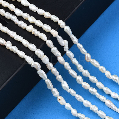 Natural Cultured Freshwater Pearl Beads Strands X-PEAR-N012-02F-1