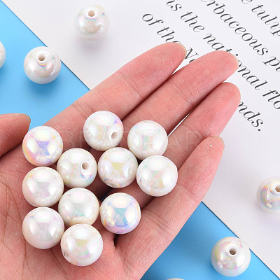 Opaque Acrylic Beads MACR-S370-D16mm-01-1