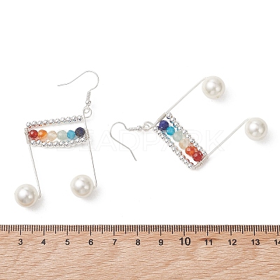 Brass Dangle Earrings EJEW-TA00803-1