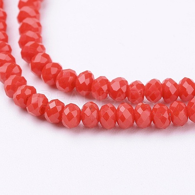 Imitation Jade Glass Beads Strands GLAA-R135-2mm-M1-1