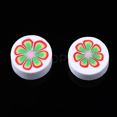 Handmade Polymer Clay Beads CLAY-N008-039N-1