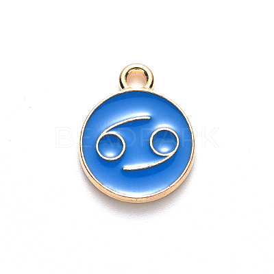 Alloy Enamel Pendants LS-ENAM-S124-01A-02D-1