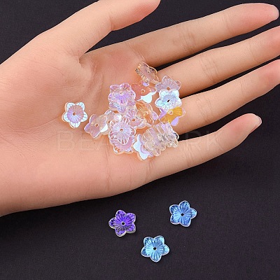 Transparent Glass Beads GLAA-YW0003-12-1