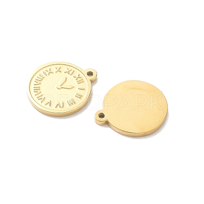304 Stainless Steel Charms KK-D503-09G-1