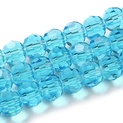 Transparent Glass Beads EGLA-A035-T6mm-D08-1