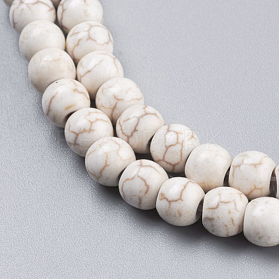 Synthetic Magnesite Beads Strands TURQ-6D-07-1
