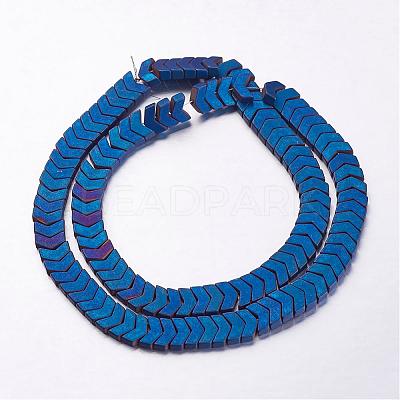 Electroplate Non-magnetic Synthetic Hematite Bead Strands G-F337-15-M-1