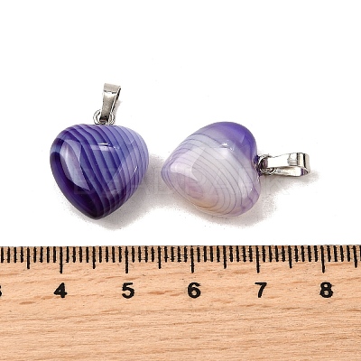 Natural Agate Pendants G-I311-A01-1