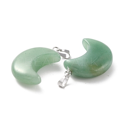 Natural Green Aventurine Pendants G-Z022-02M-1
