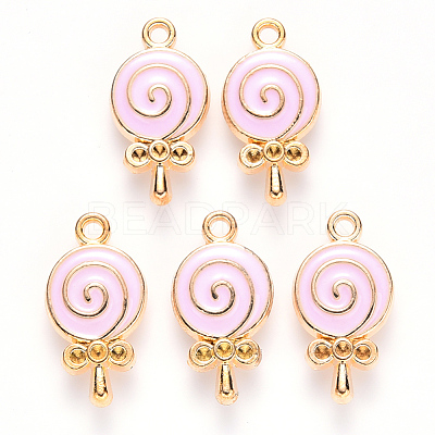 Alloy Pendant Rhinestone Settings ENAM-S121-095-1