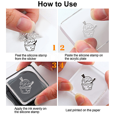 Custom Summer Theme PVC Plastic Clear Stamps DIY-WH0631-0468-1