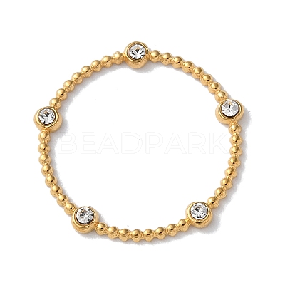 Golden 304 Stainless Steel Rhinestonet Pendants STAS-Q312-02A-G-1