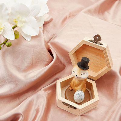 Unfinished Pine Wood Jewelry Box CON-WH0072-07-1
