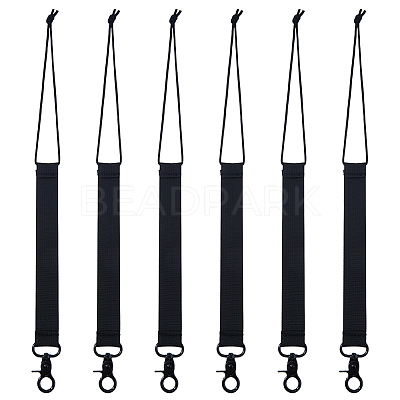 6Pcs Imitation Nylon with Alloy Ski Board Strap AJEW-HS0001-36-1