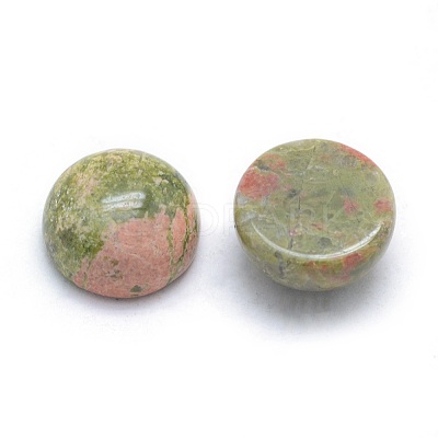 Natural Unakite Cabochons LS-G-P393-R31-10mm-1