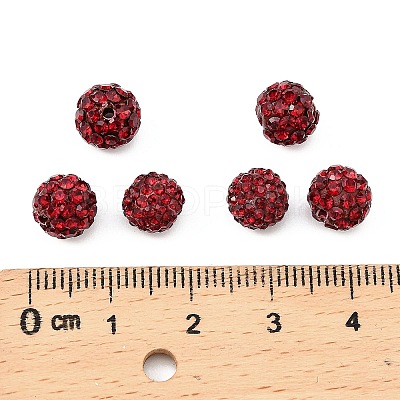 Pave Disco Ball Beads RB-H258-8MM-208-1