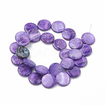 Freshwater Shell Beads Strands X-SHEL-N020-2-02D-1