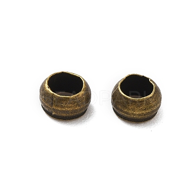 Brass Crimp Beads KK-S509-01AB-01-1
