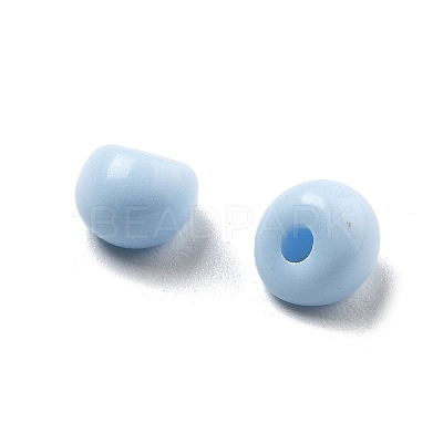 Acrylic Imitation Pearl Beads OACR-D300-01F-1