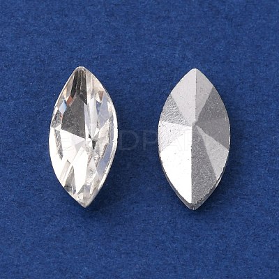 80Pcs 4 Style Pointed Back Glass Rhinestone Cabochons RGLA-FS0001-02-1
